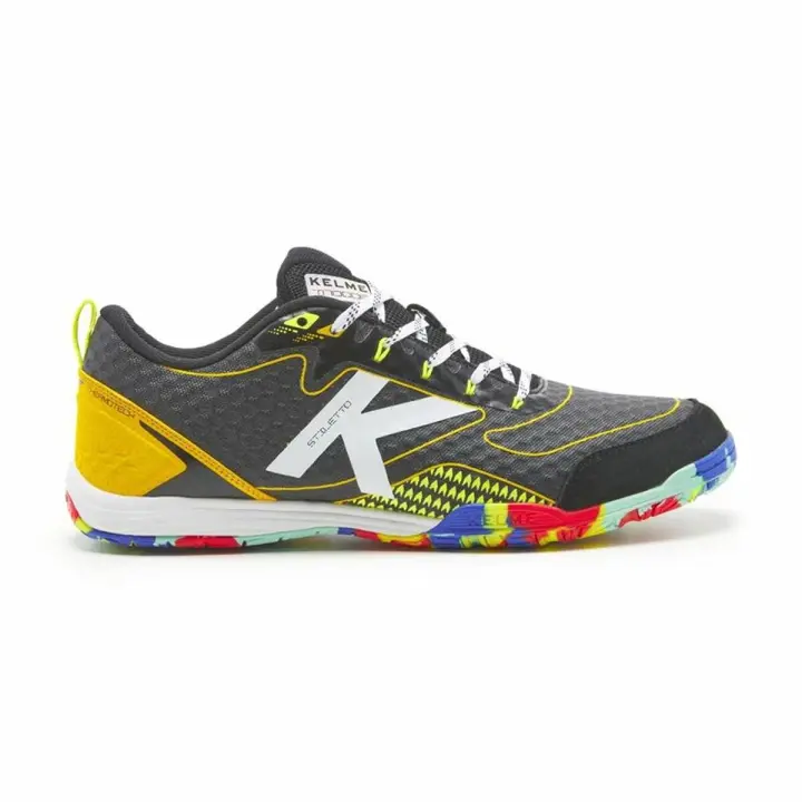 Zapatillas de Fútbol Sala para Adultos Kelme Stiletto Amarillo Negro Unisex - 1