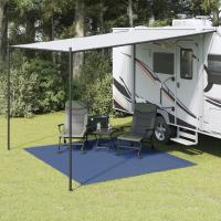 vidaXL Alfombrilla de camping 3x2,5 m Color Azul,  Crema,  Antracita y mas - details 0