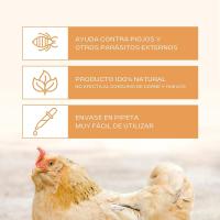 Finca Casarejo - Nackentropfen - Repelente Natural para Gallinas y Aves - Protección Contra Parásitos Externos - 10ml - details 2