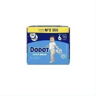 DODOT BEBE SECO PAÑALES TALLA 6 13-18 KG 36 UD - 1