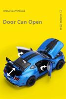 Coche De Deportes De Aleación De Metal Mustang Shelby GT500 1/18 Tamaño Grande Con Puertas Abiertas Para Niños Juguetes Y Regalos Vehículos De Metal - details 2