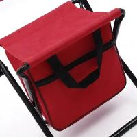 Silla De Pesca Plegable Portátil Desmontable Para Camping Y Playa Silla De Luna Para Exteriores Con Almacenamiento Bolsa De Viaje Para Caza - details 4