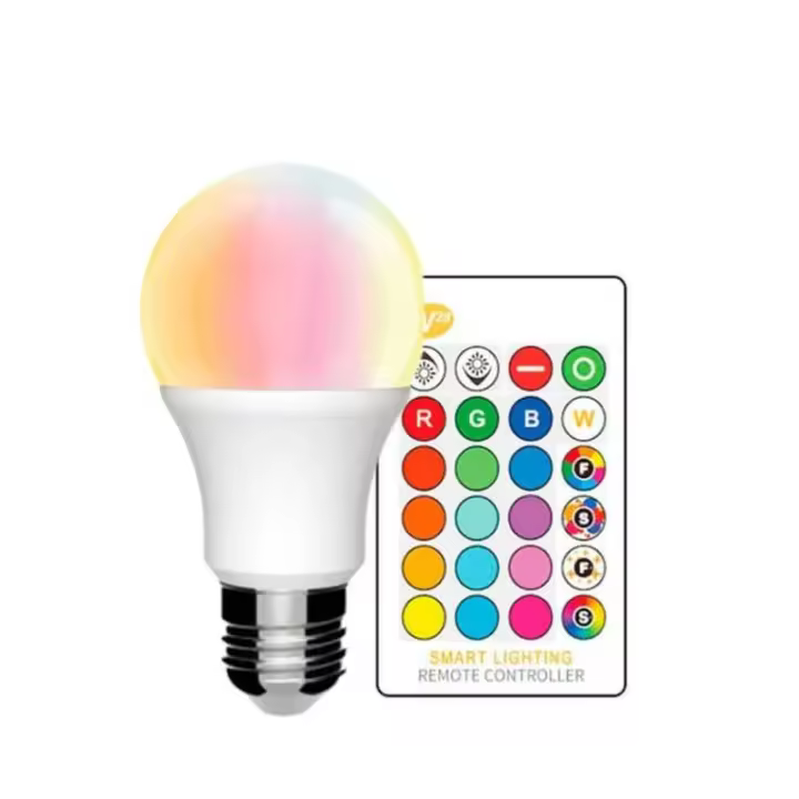 STARLED Bombilla LED RGB+W 10W 270º E27 Con Mando A Distancia - 1