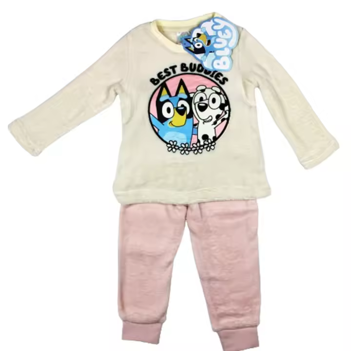 Pijama Coralina Niña Bluey Suncity Disney Suave - Varias tallas - Marca Exclusiva - 1