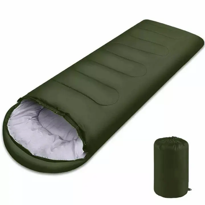Bolsa De Dormir Para Camping Ligera De 4 Estaciones Cálida Envolvente Para Senderismo Exterior Invierno Bolsa De Dormir Mummy De Algodón - 1