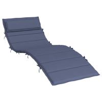 vidaXL Cojín de tumbona de tela Oxford 180x60x3 cm Color Antracita,  Gris,  Crema y mas Cojín Decorativo de Asiento Cojines de muebles de salon - details 12