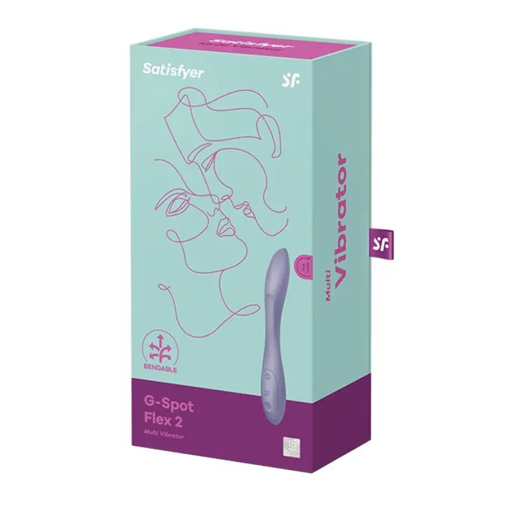 SATISFYER G-SPOT FLEX 2 MULTI-VIBRADOR VIOLETA OSCURO - 1