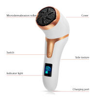 Lima Eléctrica para el cuidado de los pies, herramienta de pedicura para eliminar talones de Pierna, Piel Muerta agrietada Dura, removedor de callos, máquina de cuidado Limpio - details 10