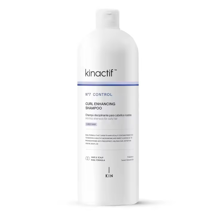 Kin Cosmetics KINACTIF Nº7 CONTROL / Curl Enhancing Shampoo 1000 Ml. / Champú potenciador de rizos. - 1