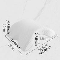 Almohada De Memoria Para Parejas Almohada De Braza Almohada De Viaje Forma Arco Uso En Cama Y Masaje Relleno De Espuma De Memoria - details 2