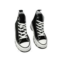 Eva Zorteon- Zapatilla Abotinada de Plataforma para Mujer, Comoda, Estilo Bamba, Material de Lona, y Cierre de Cordones. marca FASHION BELLA. - details 4