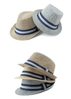 Sombrero Fedora De Lujo Para Hombres Mayores Protección Solar Para Playa Y Bodas Sombrero De Paja Para Fiesta De Jazz En Primavera Y Verano - details 8
