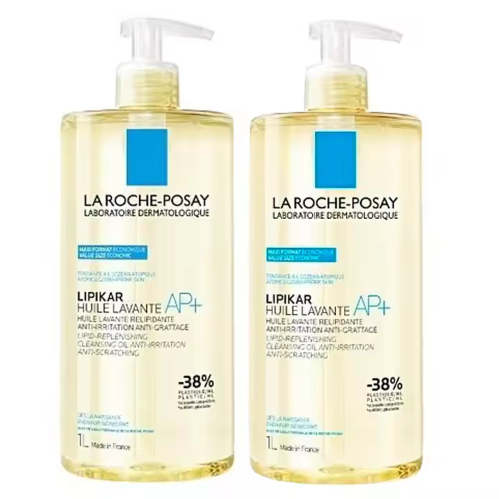 La Roche Posay Lipikar Aceite Lavante Ap+ 1000 ml Duplo - 1