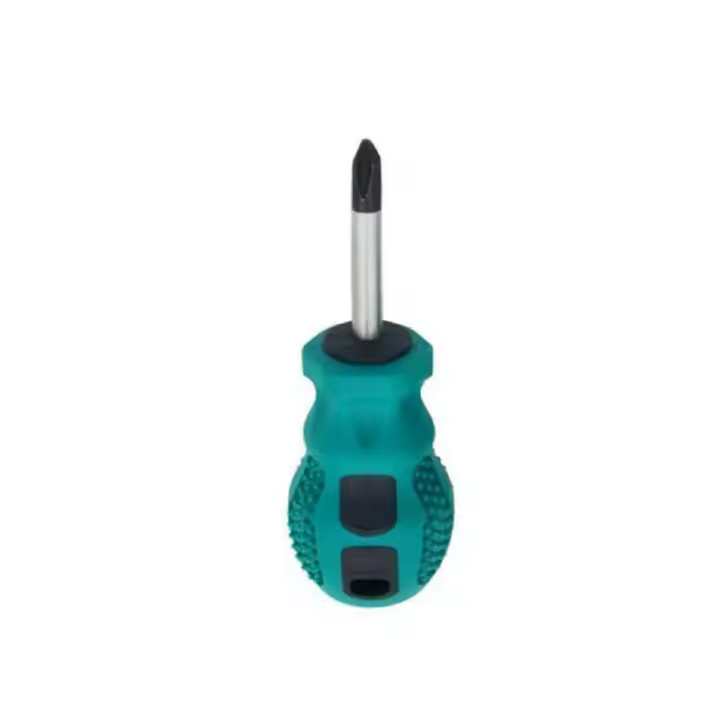 Juego De Destornilladores Magnéticos Mini Con Mango Corto Y Cabezas De Rosca Y Cruz Precision Para Mantenimiento Automotriz Herramienta Manual Portátil - 1