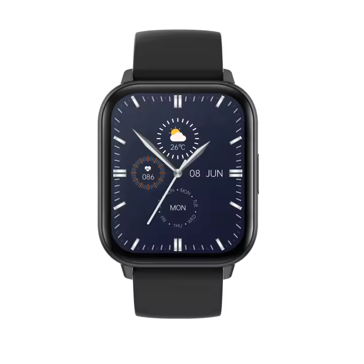 Reloj inteligente con presión arterial, oxígeno en sangre, HD, pantalla grande, monitoreo del sueño, Bluetooth, teléfono, podómetro, pulsera deportiva - 1