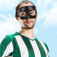 Máscara Deportiva Facial Media Protección Contra Golpes Para Baloncesto Softbol Fútbol Lucha Libre Guardia De Nariz Inalámbrica - details 3