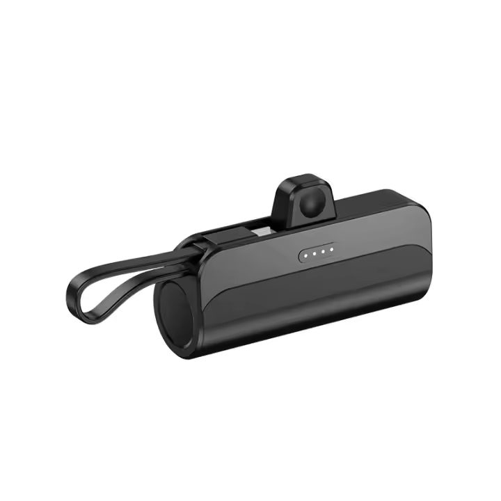 Mini Power Bank - Batería Externa - Mini Cargador Portátil para iPhone,Carga Rapida Batería Externa Compacto Power Bank(Conector Apple + cable de carga tipo C) - 1