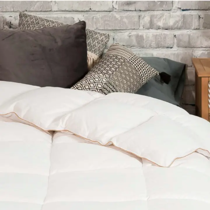Kimbatex Textil Hogar Tienda Relleno Nórdico Roomers Bed Linen 250 Gr/m2 Color Blanco 90% Plumón Pato Blanco 10% Pluma Pato Blanco - 1