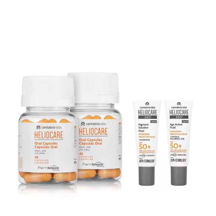 Heliocare 90 Cápsulas + Regalo Protector Age Fluid y Pigment Fluid 3 ml - 1