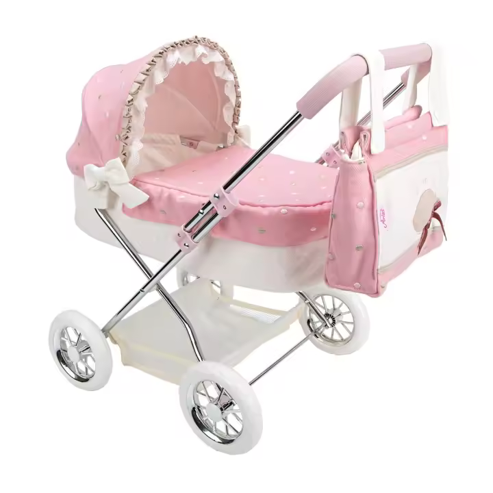 Coche con capota Reborn de París plegable con bolso - 1