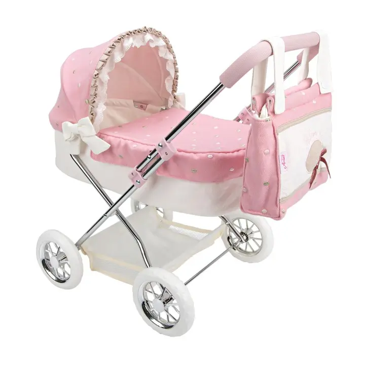 Coche con capota Reborn de París plegable con bolso - 1