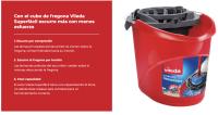 Vileda | Cubo Super Fácil | Escurridor con diseño ergonómico para menor esfuerzo | Compatible con fregonas Vileda | Capacidad óptima para una limpieza eficaz | Asa resistente para mayor comodidad. - details 0