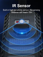 Lámpara Solar Exterior 350000LM Con Sensor De Movimiento Y Control Remoto Impermeable Para Calle Puerta Jardín Luz De Noche - details 3