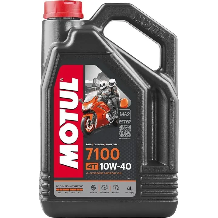 Motul ACE MOTO 7100 4T 10W40 4L - Aceite de Motor para Motocicletas - 1