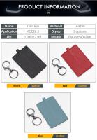 Porta Llaveros De Cuero PU Para Tesla Model 3 Y 2023 2022 Funda Protectora Completa Accesorios Para Llaves De Coche - details 2