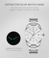 Reloj Mecánico Para Hombre CADISEN 2024 Lujo Resistente Al Agua 10Bar Movimiento Japonés NH35 Acero Inoxidable Con Cristal De Zafiro - details 6