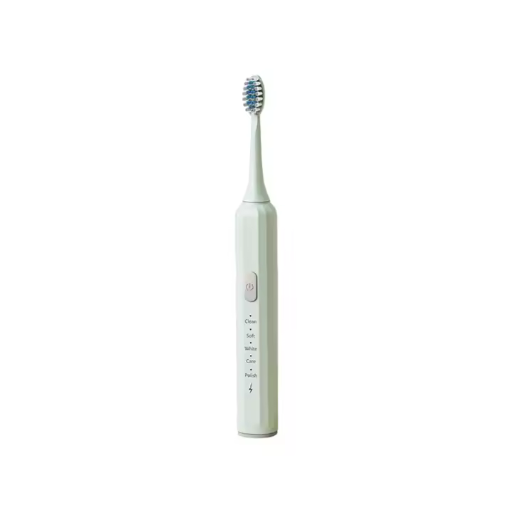 Juego de Cuchillo de dientes Eléctrico equipado con 3 cabecales de Cuchillo Y 5 Modos de limpieza, temporizador inteligente incorporado de 2 minutos que se puede utilizar-Green - 1