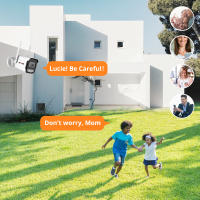 Cámara De Seguridad IP 4K WIFI 8MP H.265 Vigilancia Inteligente Vision Nocturna Color Cámara Bala Para Hogar Y Exterior Detecta Humanos - details 2