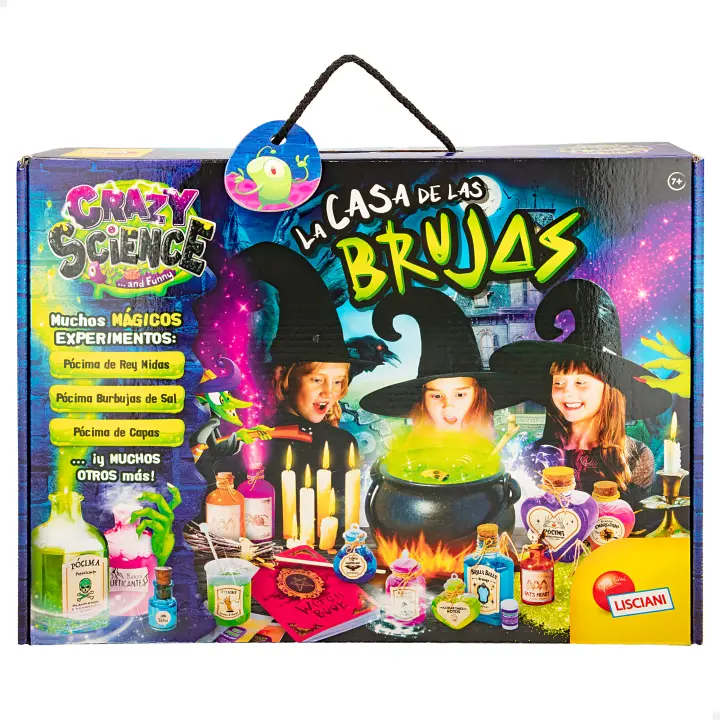 Juego científico Lisciani Crazy Science para hacer pociones mágicas con accesorios. Regalos y juguetes de ciencia infantiles +7 años - 1