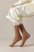 Calcetines De Algodón De Alta Calidad Para Mujer Invierno Cálidos Gruesos Sin Costuras Suaves Elásticos Transpirables Anticongelantes De Terry - details 6