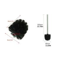 Cepillo De Limpieza Para Inodoro Con Acero Y Plástico Escobilla De Baño Esencial Herramienta De Lavabo Kit De Accesorios Domésticos - details 7