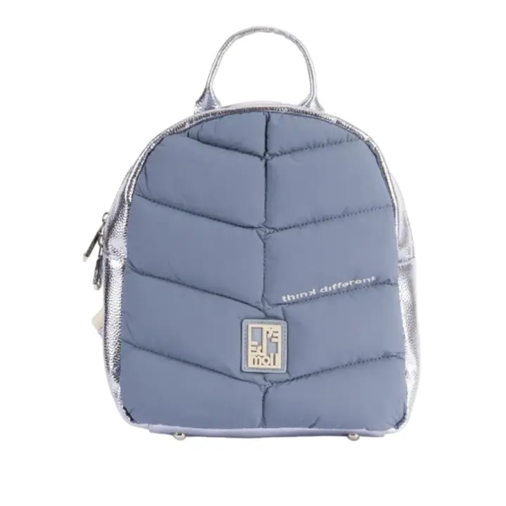 Mochila Pepe Moll Crepe Hannah 241224 Azul - Amplia y Vegana - 31x25x10 cm - 1
