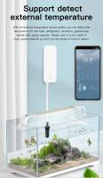 Sensor De Temperatura Y Humedad WiFi Tuya Con Probing Externo Para Hogar Inteligente Monitorización Por App Para Plantas Acuario Vinatería - details 1
