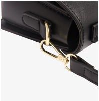 Bolso De Hombro Para Mujer En Cuero PU Moda Bolso Cruzado Vintage Bolsa De Mancuerna Cuadrada Satchel Negro Estilo Fashion - details 9