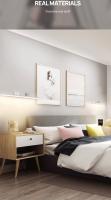 Lámpara De Pared LED Recargable Litu Con Imán Y Batería USB Luz Nocturna Para Dormitorio Corredor Estilo Moderno Aluminio Beige Negro - details 6