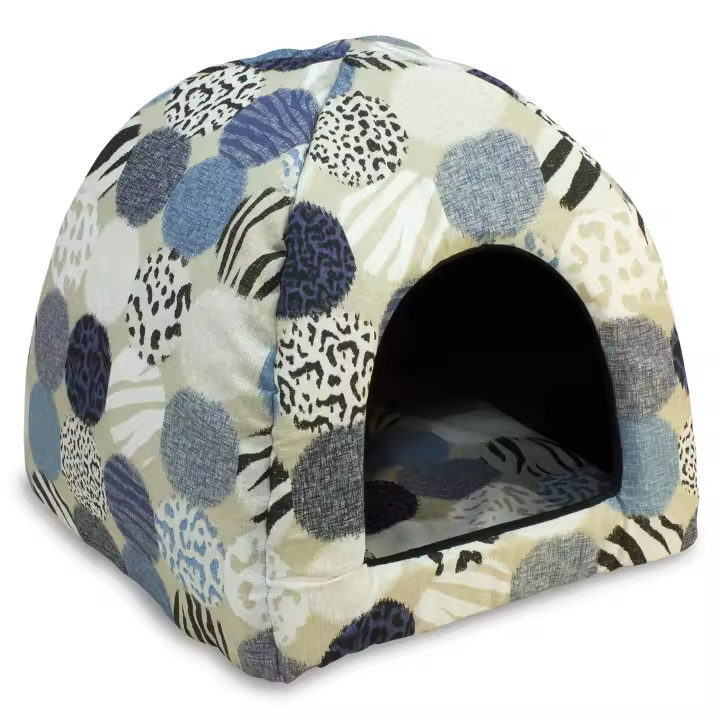Iglu Animal Textura 45x45x40 cm - Ayuda al descanso de tu perro - Accesorios para mascotas - 1