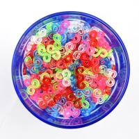 Kit De Bandas De Goma Para Tejido DIY 48/100/300/500/1000 Piezas Transparentes Con Clips S Para Pulseras Y Encantos Accesorios - details 5