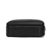 Bolso cruzado de piel auténtica para mujer, bandolera de diseñador de lujo, Color sólido, 100%, 2023 - details 22