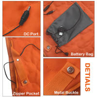 Alfombra Calentable USB Para Campamento Matrícula De Descanso Ajustable En 3 Niveles Accesorios De Camping Material PE Aislante Térmico - details 6