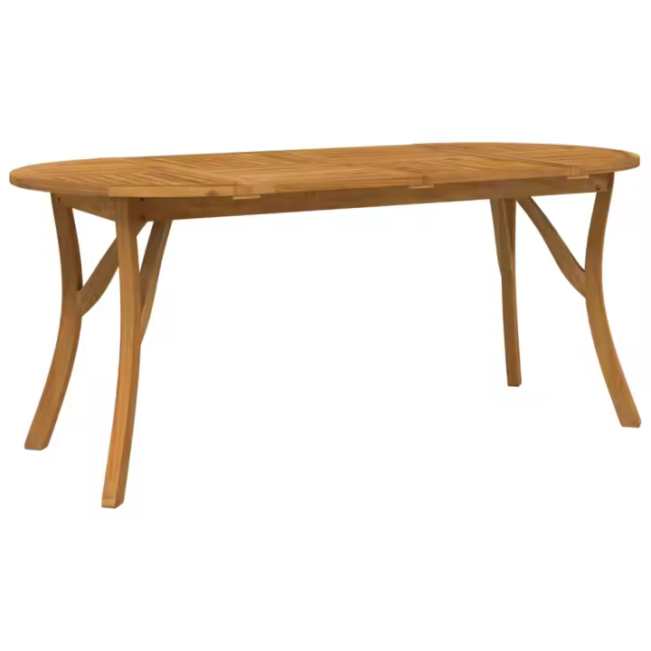 Mesa de Jardín Madera maciza de Acacia 200x90x75 cm - 1