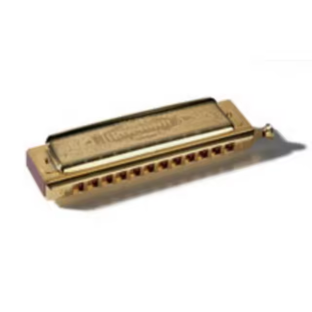 ARMONICA CROMATICA-Hohner (270/48C) Super Chromonica Dorada (Nota Dol) (48 Voces con Cambio) - 1