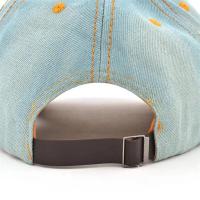 Gorro De Béisbol Para Mujer Con Bordado De Diamante Y Flor En Denim Protección Solar Ajustable Estilo Casual Verano - details 7