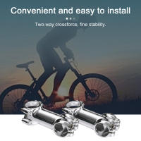 Adaptador De Manillar De Bicicleta De Aluminio Aleación Alzador De Manillar Riser Para Bicicleta De Carretera Accesorio De Ciclismo - details 4