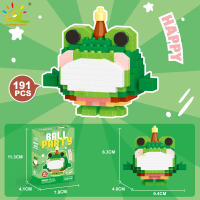Mini Bloques De Construcción Micro Animales HUIQIBAO 3D Diamante Modelo BEE Gato Panda Para Niños Juguetes De Ciudad DIY - details 15