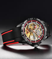 Reloj Mécanico LIGE Para Hombres Con Luz Táctil De Acero Inoxidable Reloj De Pulsera De Lujo Con Torbión Resistente Al Agua Y Luz En Manos - details 9