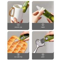 Herramienta De Limpieza 3 En 1 Cepillo Para Vaso Micro Cuchillas Utensilio Útil Para Cubiertas De Botellas De Agua Multifuncional Para El Hogar - details 7